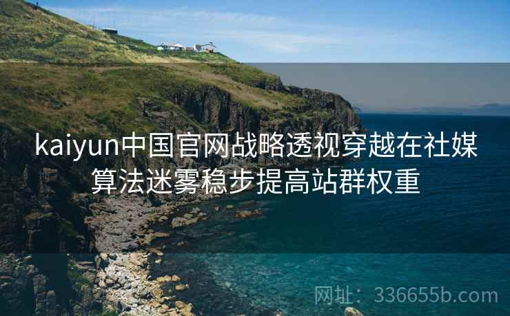kaiyun中国官网战略透视穿越在社媒算法迷雾稳步提高站群权重