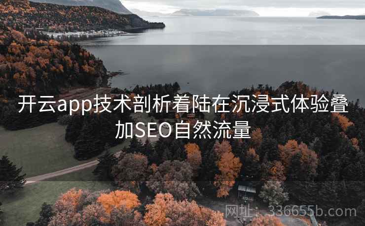 开云app技术剖析着陆在沉浸式体验叠加SEO自然流量
